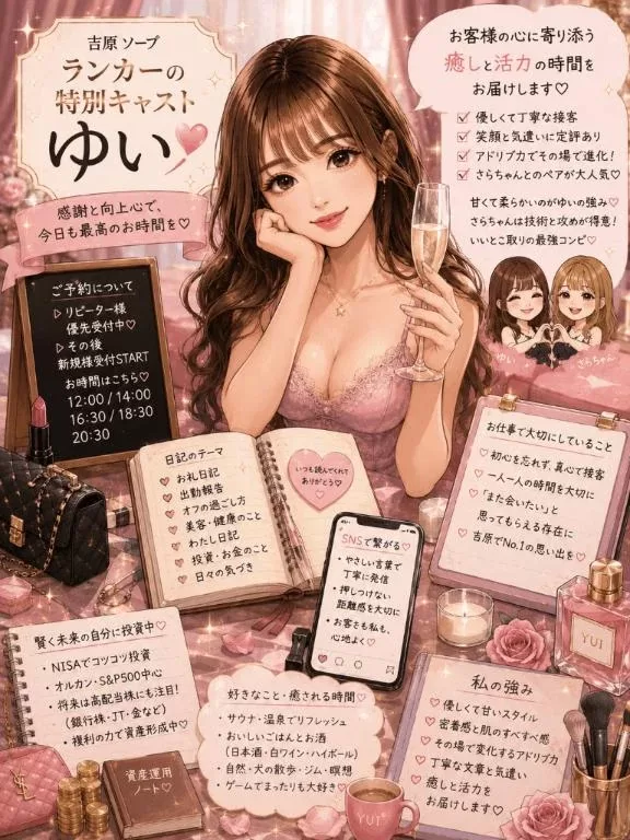 ゆいの写メ日記｜ヴェルサイユ 吉原高級店ソープ