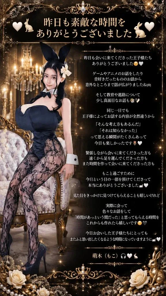 萌木の写メ日記｜ヴェルサイユ 吉原高級店ソープ