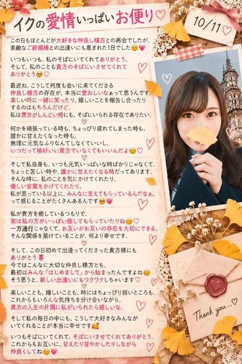 イクの写メ日記|ヴェルサイユ 吉原高級店ソープ